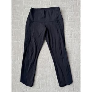 Lululemon Leggings Womens Mesh Panel Older Style Laser Cut High Rise